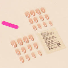 24pcs/Set Press On Nails BZ1214