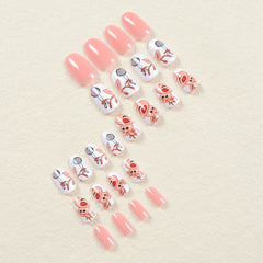 24pcs/Set Press On Nails SN138