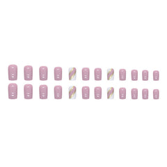 24pcs/Set Press On Nails W544