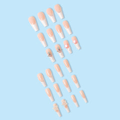 24pcs/Set Press On Nails CZ254-B7