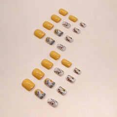 24pcs/Set Press On Nails W1478