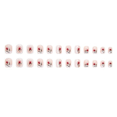 24pcs/Set Press On Nails R664