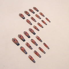 24pcs/Set Press On Nails W1078