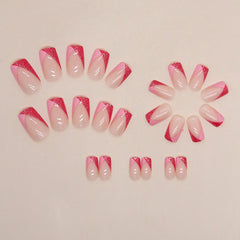 24pcs/Set Press On Nails W1348