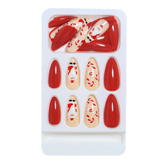 24pcs/Set Press On Nails JIA#409