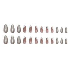 24pcs/Set Press On Nails W1459