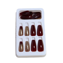 24pcs/Set Press On Nails JIA#401