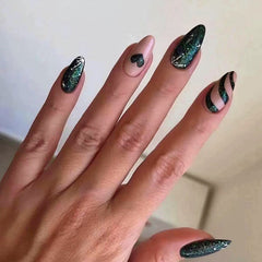 24pcs/Set Press On Nails W1038