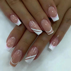 24pcs/Set Press On Nails W318