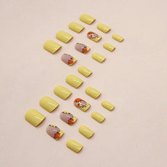 24pcs/Set Press On Nails W1198