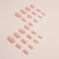24pcs/Set Press On Nails W1221