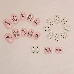 Mini Press On Nails 24pcs/Set K003