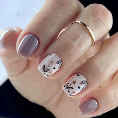 24pcs/Set Press On Nails W1184