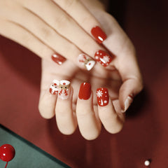 Christmas Press on Nails 24pcs/set JP1283