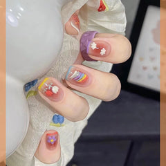 24pcs/Set Press On Nails J0104-3