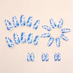 24pcs/Set Press On Nails W1201