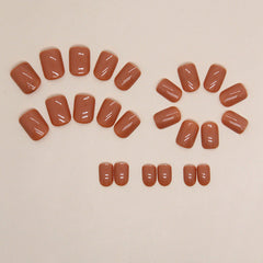 24pcs/Set Press On Nails CF031