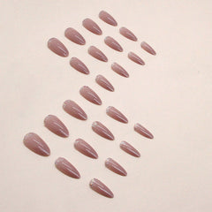 24pcs/Set Press On Nails W1178