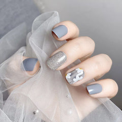 Nnatural & Flexible Press On Nails 24PCS/set HS-123 best seller