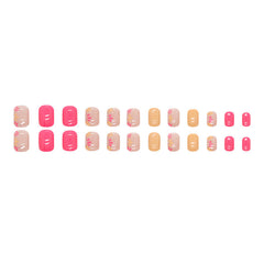 24pcs/Set Press On Nails W802