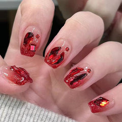 24pcs/Set Press On Nails CKDZ335