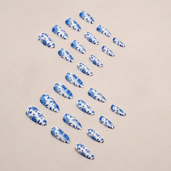 24pcs/Set Press On Nails W1201