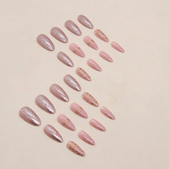 24pcs/Set Press On Nails W1434
