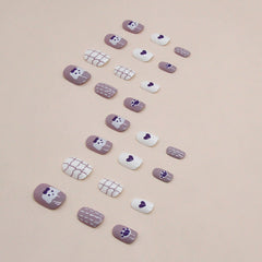 Mini Press On Nails 24pcs/Set K008