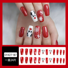 24pcs/Set Press On Nails CY427-B7