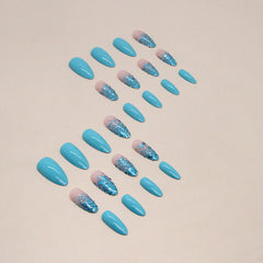 24pcs/Set Press On Nails W1000