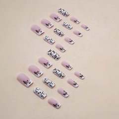 24pcs/Set Press On Nails W1451