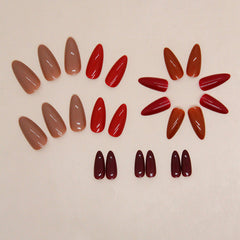 24pcs/Set Press On Nails W1472