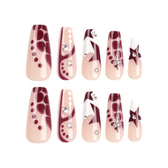 24pcs/Set Press On Nails JP2027