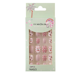 Mini Press On Nails For Kids 24 Pcs Christmas KPN6-005