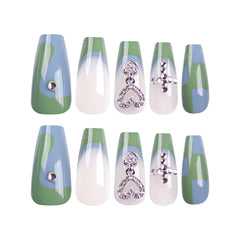 24pcs/Set Press On Nails JP2971