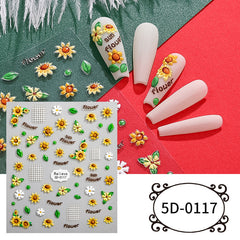 Nail Art Stickers 5D-0117