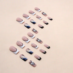 24pcs/Set Press On Nails Z736