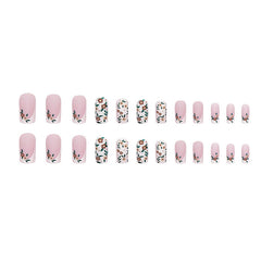 24pcs/Set Press On Nails W1451