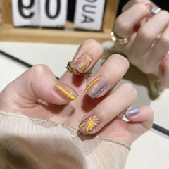 24pcs/Set Press On Nails J0105-1