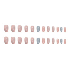24pcs/Set Press On Nails W998