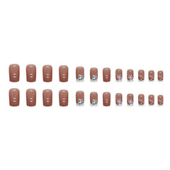 24pcs/Set Press On Nails W1468