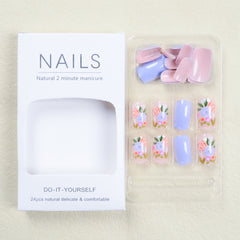 24pcs/Set Press On Nails SN055