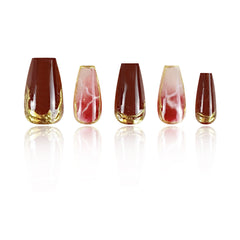 24pcs/Set Press On Nails CKLT050-B5