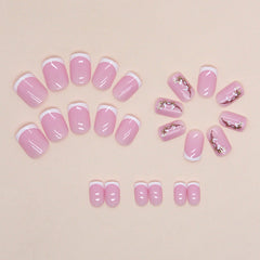 24pcs/Set Press On Nails W1130