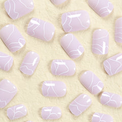24pcs/Set Press On Nails JF0716
