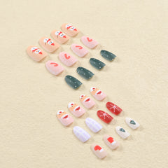 24pcs/Set Press On Nails SN155