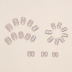24pcs/Set Press On Nails W1009