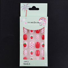 Mini Press On Nails For Kids 24 Pcs KPN1-08