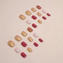 24pcs/Set Press On Nails W1366