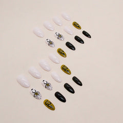 24pcs/Set Press On Nails W1022